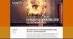 Desktop Screenshot of filmstoffentwicklung.de